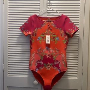 Johnny Was Wave Surf one piece swimsuit